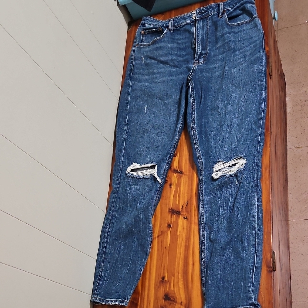 Abercrombie & Fitch High Rise Blue Jeans